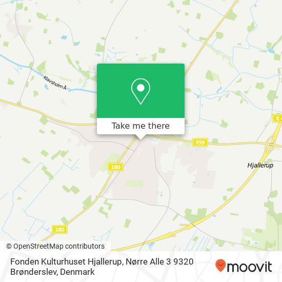 Fonden Kulturhuset Hjallerup, Nørre Alle 3 9320 Brønderslev map