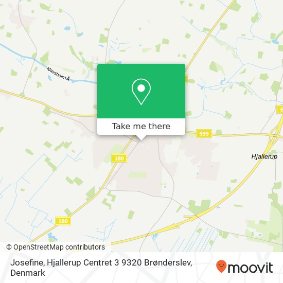 Josefine, Hjallerup Centret 3 9320 Brønderslev map