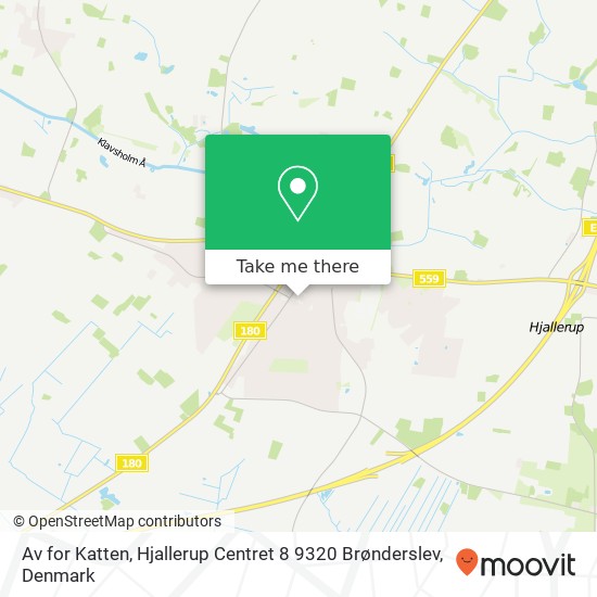 Av for Katten, Hjallerup Centret 8 9320 Brønderslev map