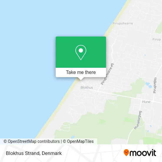 Blokhus Strand map