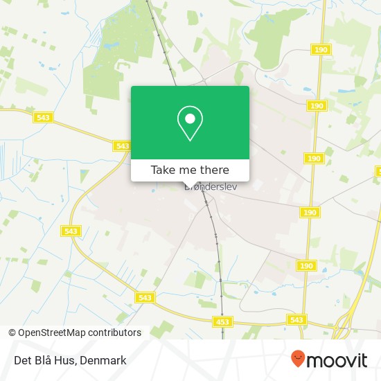 Det Blå Hus, Fasanvej 10 9700 Brønderslev map