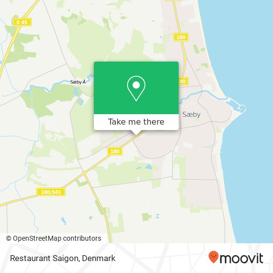 Restaurant Saigon, Ålborgvej 81 9300 Frederikshavn map