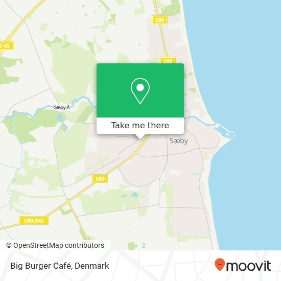 Big Burger Café, Sophus Falcks Vej 1 9300 Frederikshavn map