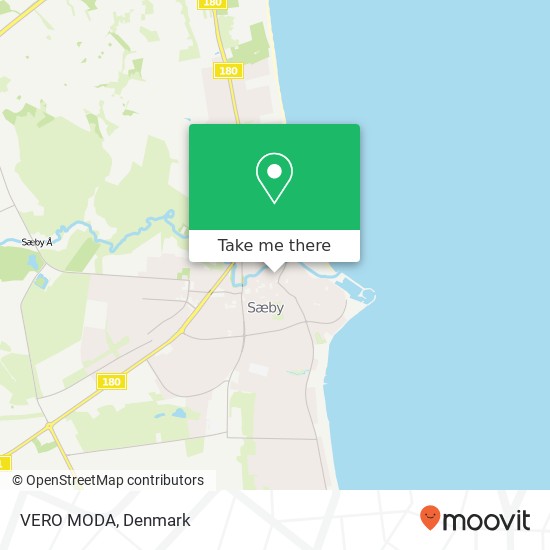 VERO MODA, Vestergade 30 9300 Frederikshavn map