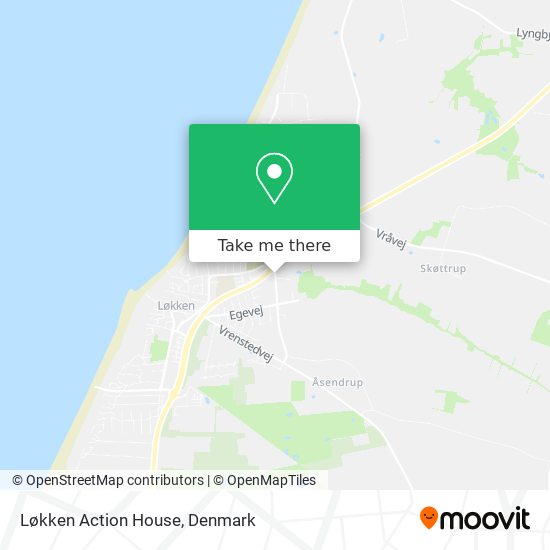 Løkken Action House map