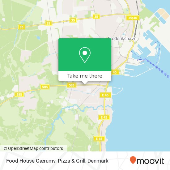 Food House Gærumv. Pizza & Grill, Gærumvej 40 9900 Frederikshavn map