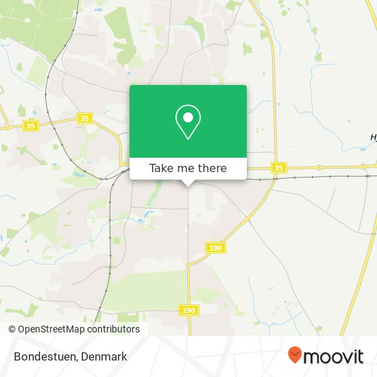 Bondestuen map