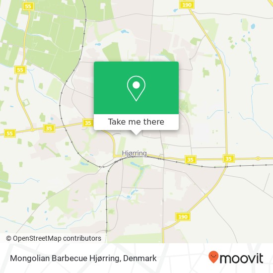 Mongolian Barbecue Hjørring, Springvandspladsen 5A 9800 Hjørring map