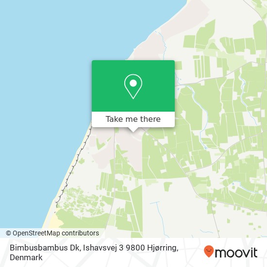 Bimbusbambus Dk, Ishavsvej 3 9800 Hjørring map
