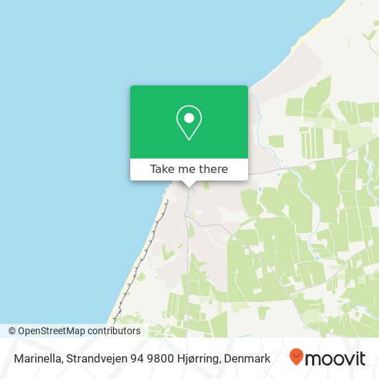 Marinella, Strandvejen 94 9800 Hjørring map