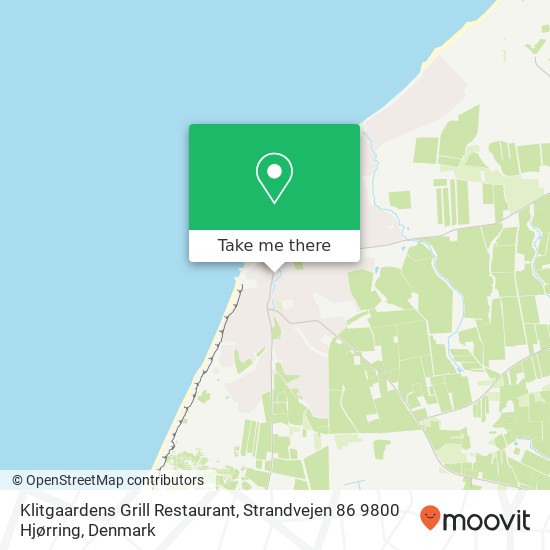 Klitgaardens Grill Restaurant, Strandvejen 86 9800 Hjørring map