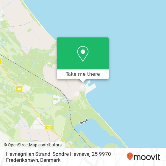Havnegrillen Strand, Søndre Havnevej 25 9970 Frederikshavn map