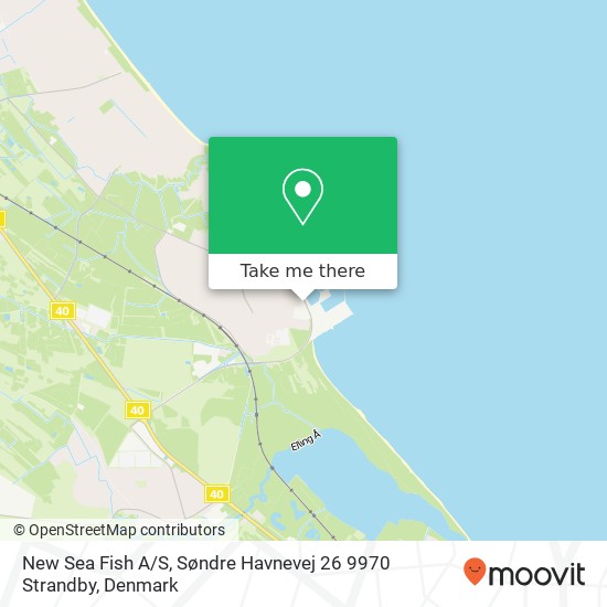 New Sea Fish A / S, Søndre Havnevej 26 9970 Strandby map