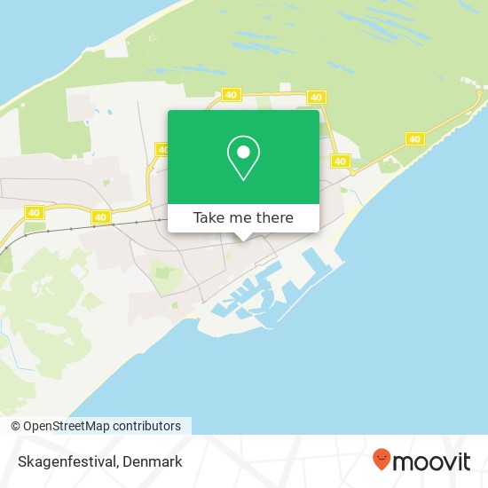 Skagenfestival map