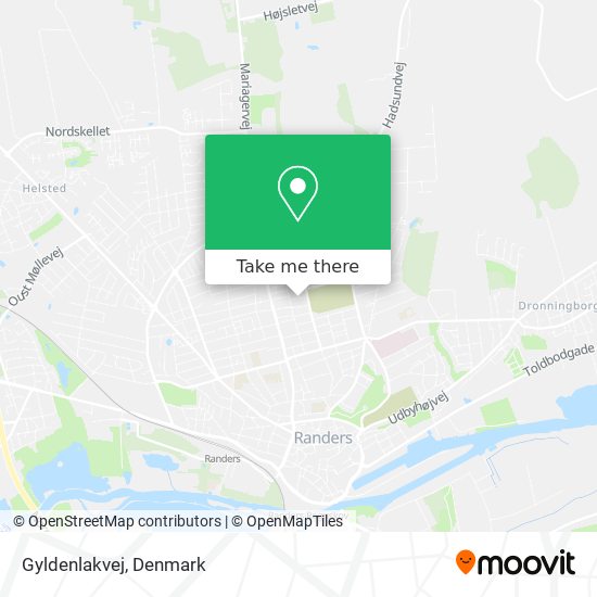 Gyldenlakvej map