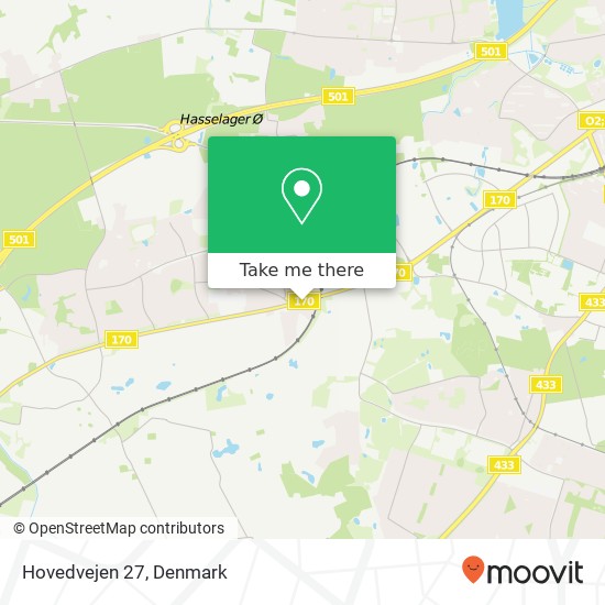 Hovedvejen 27 map