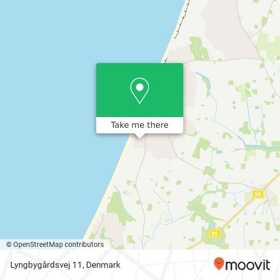 Lyngbygårdsvej 11 map