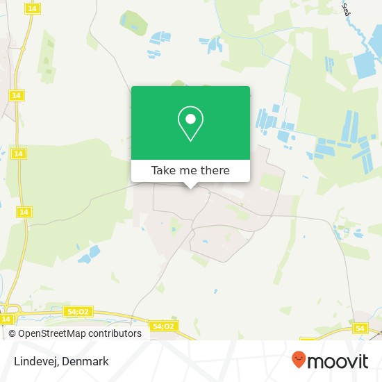 Lindevej map