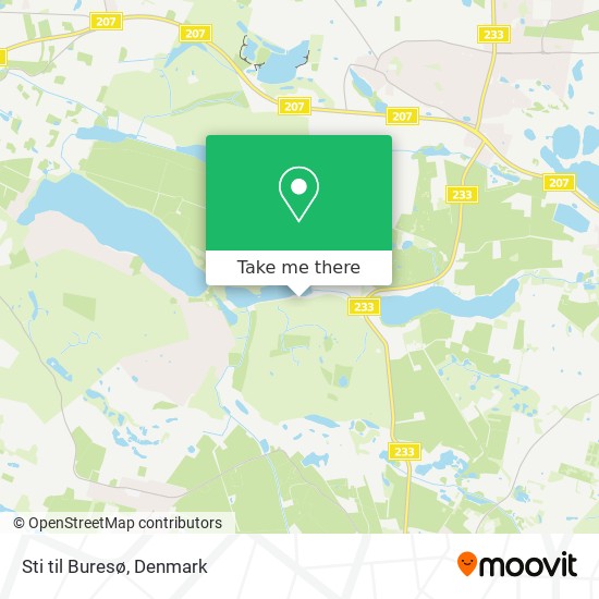Sti til Buresø map