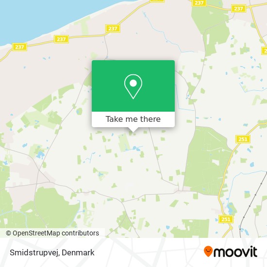 Smidstrupvej map