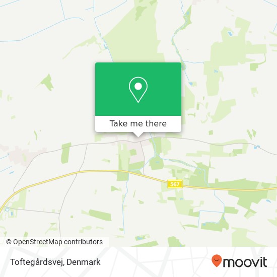 Toftegårdsvej map