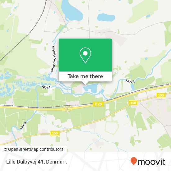 Lille Dalbyvej 41 map