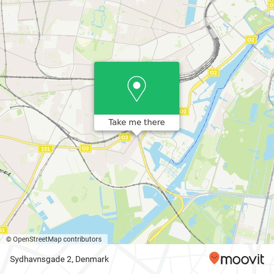 Sydhavnsgade 2 map