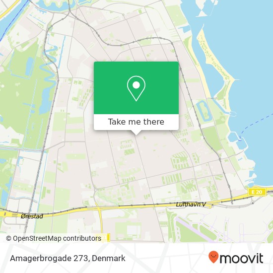 Amagerbrogade 273 map