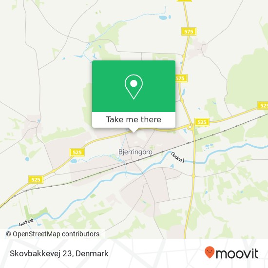 Skovbakkevej 23 map