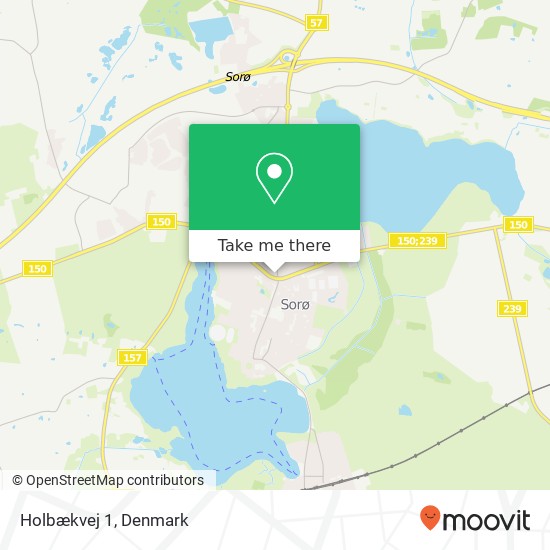 Holbækvej 1 map