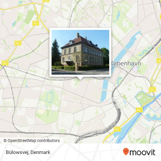 Bülowsvej map