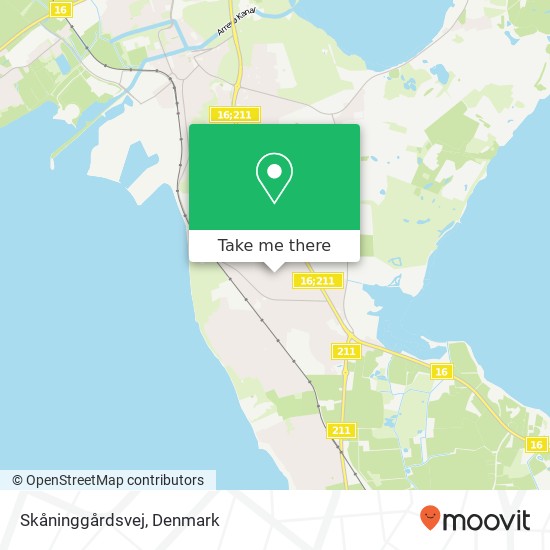 Skåninggårdsvej map