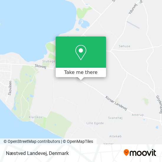 Næstved Landevej map