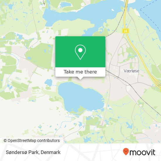 Søndersø Park map