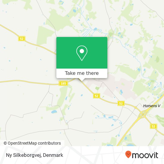 Ny Silkeborgvej map