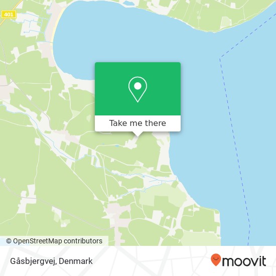 Gåsbjergvej map