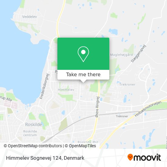 Himmelev Sognevej 124 map