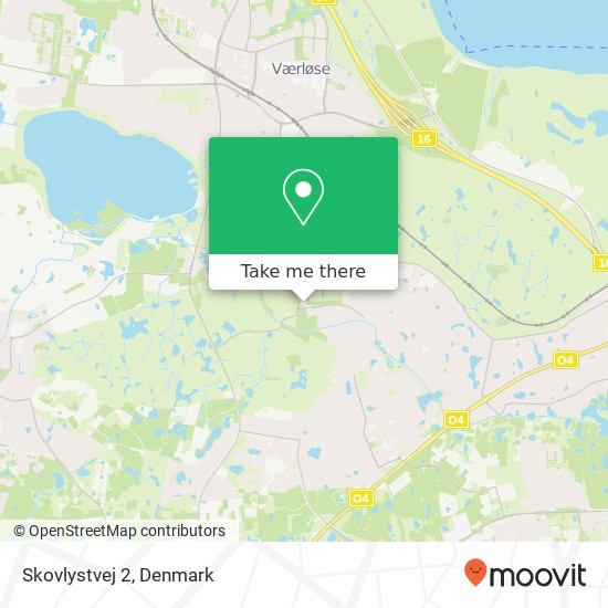 Skovlystvej 2 map