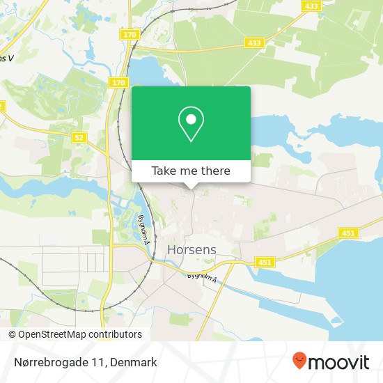 Nørrebrogade 11 map