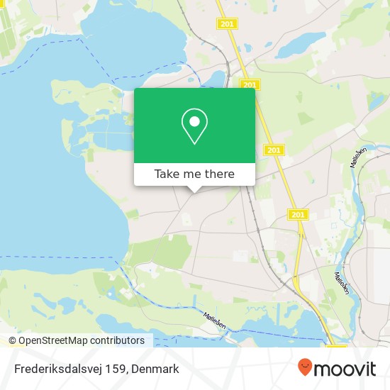 Frederiksdalsvej 159 map