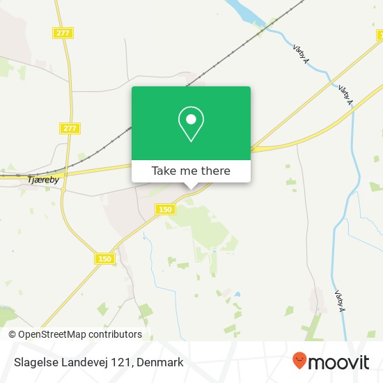 Slagelse Landevej 121 map