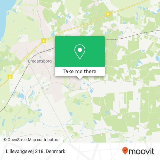 Lillevangsvej 218 map