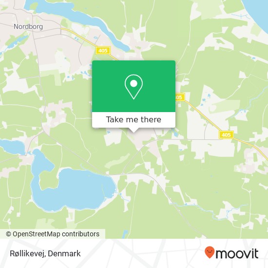 Røllikevej map