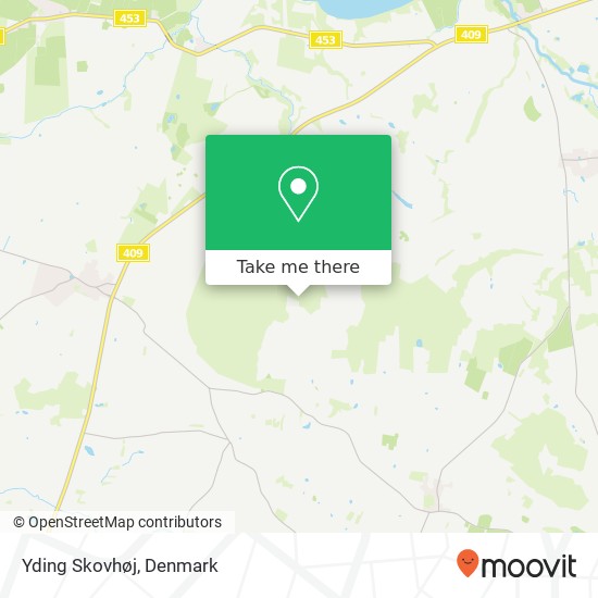 Yding Skovhøj map