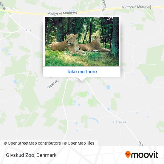 Givskud Zoo map