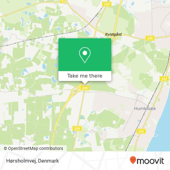 Hørsholmvej map