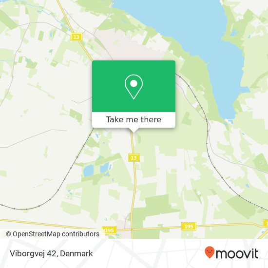 Viborgvej 42 map