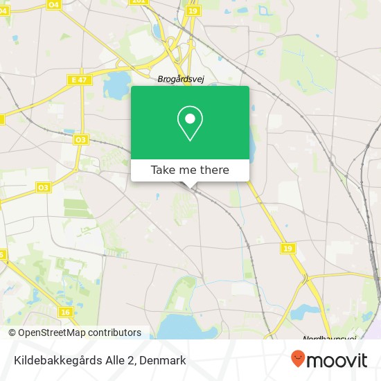 Kildebakkegårds Alle 2 map