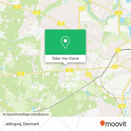 Jellingvej map