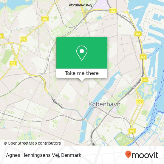 Agnes Henningsens Vej map